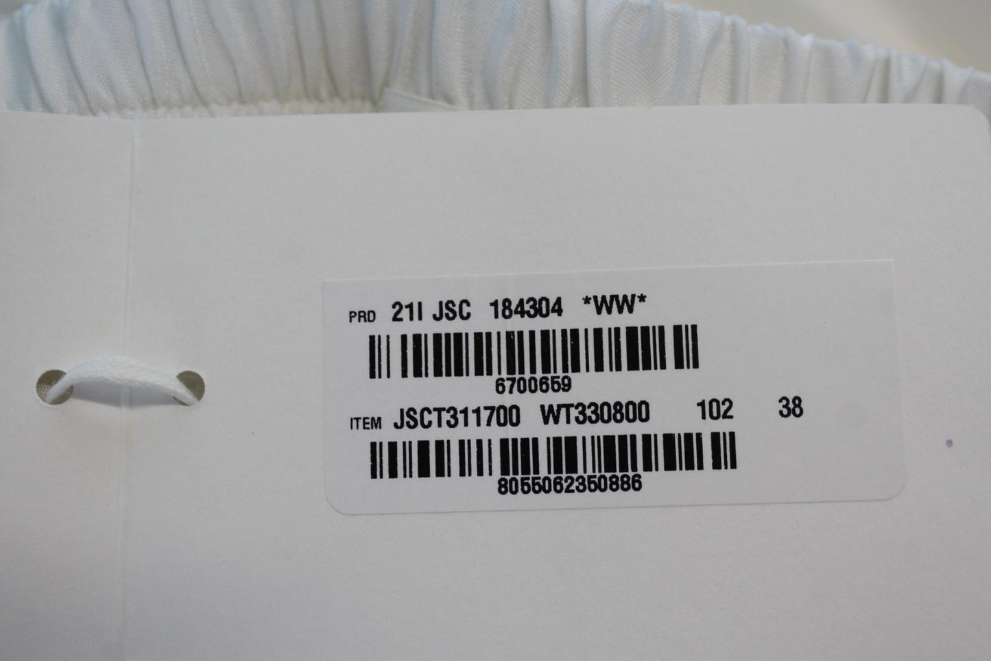 JIL SANDER Ladies White Drawstring Waist Linen Cotton Shorts EU38 UK10 W28 NEW