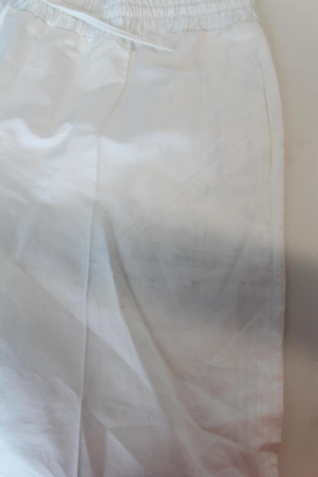 JIL SANDER Ladies White Drawstring Waist Linen Cotton Shorts EU38 UK10 W28 NEW