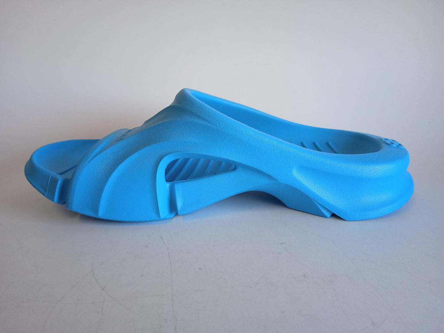 BALENCIAGA Women's Blue Ciclades Mold Open Toe Slider Sandals FR40 UK7 NEW