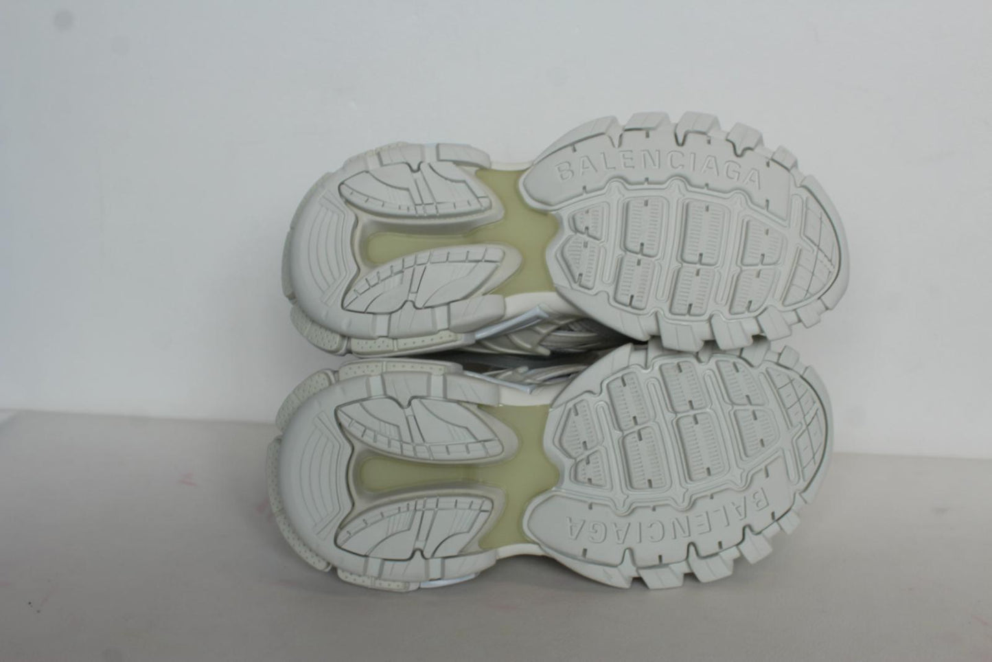 BALENCIAGA Ladies Track 2 White Mesh & Nylon Lace Up Trainers EU37 UK4 NEW