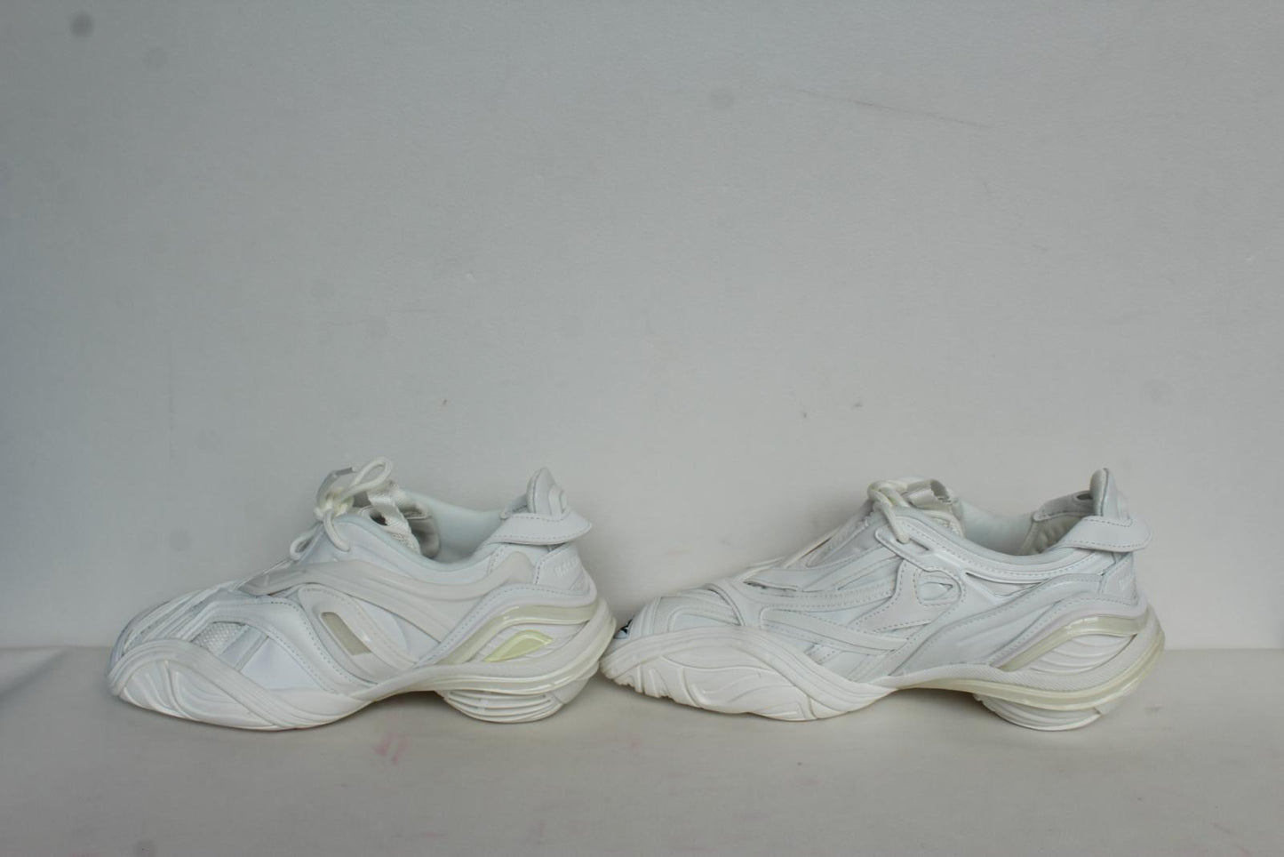 BALENCIAGA Ladies Tyrex White Panelled Rubber Mesh Trainers EU37 UK4 NEW