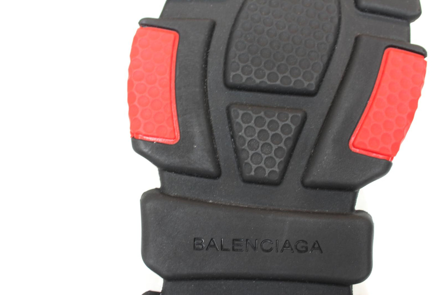 BALENCIAGA Ladies Black Red White Speed Sock Knitted Trainers EU40 UK7 NEW