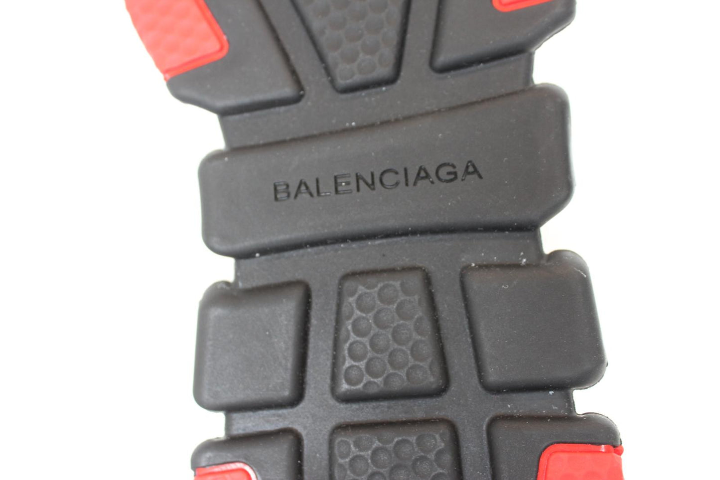 BALENCIAGA Ladies Black Red White Speed Sock Knitted Trainers EU40 UK7 NEW