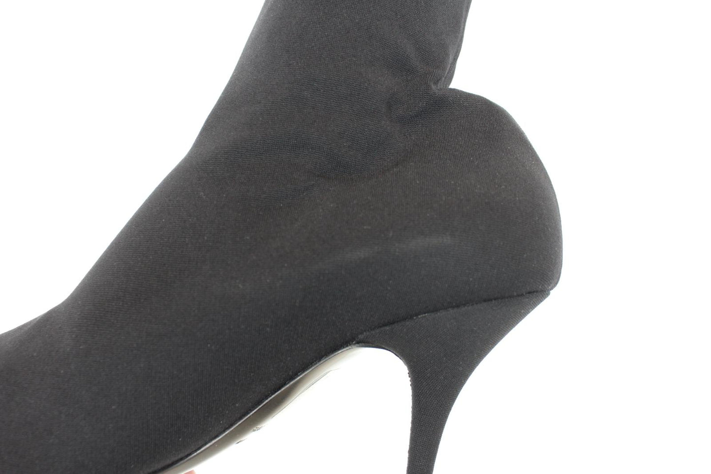 BALENCIAGA Ladies Black Knife Stretch Knit Stiletto Sock Boots EU39 UK6 NEW