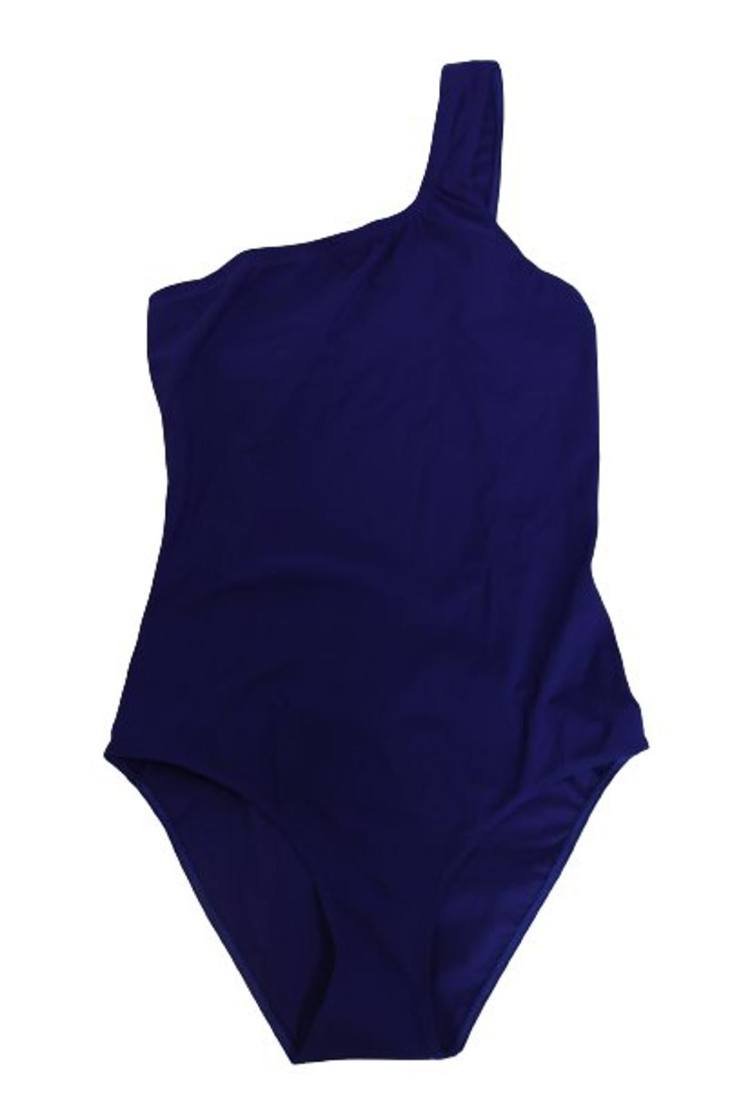 ISABEL MARANT Ladies Blue Maillot De Bain Sage One-Shoulder Swimsuit Size M BNWT