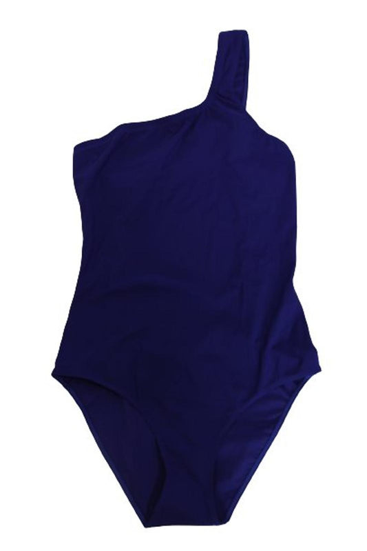 ISABEL MARANT Ladies Blue Maillot De Bain Sage One-Shoulder Swimsuit Size M BNWT