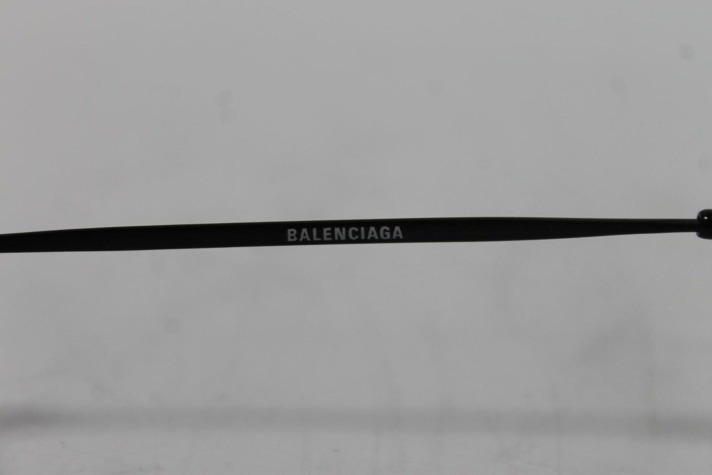 BALENCIAGA Mens Black Invisible Cat Eye Sunglasses 58-19-140 NEW