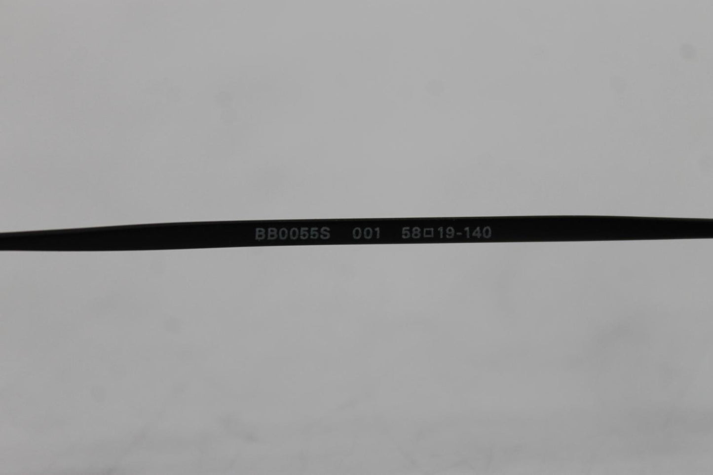 BALENCIAGA Mens Black Invisible Cat Eye Sunglasses 58-19-140 NEW