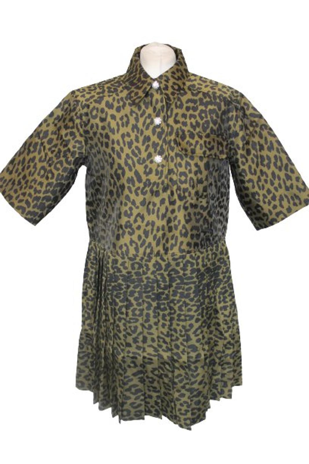 GANNI Ladies Olive Drab Knee Length Pleated Shirt Dress EU36 UK8 BNWT