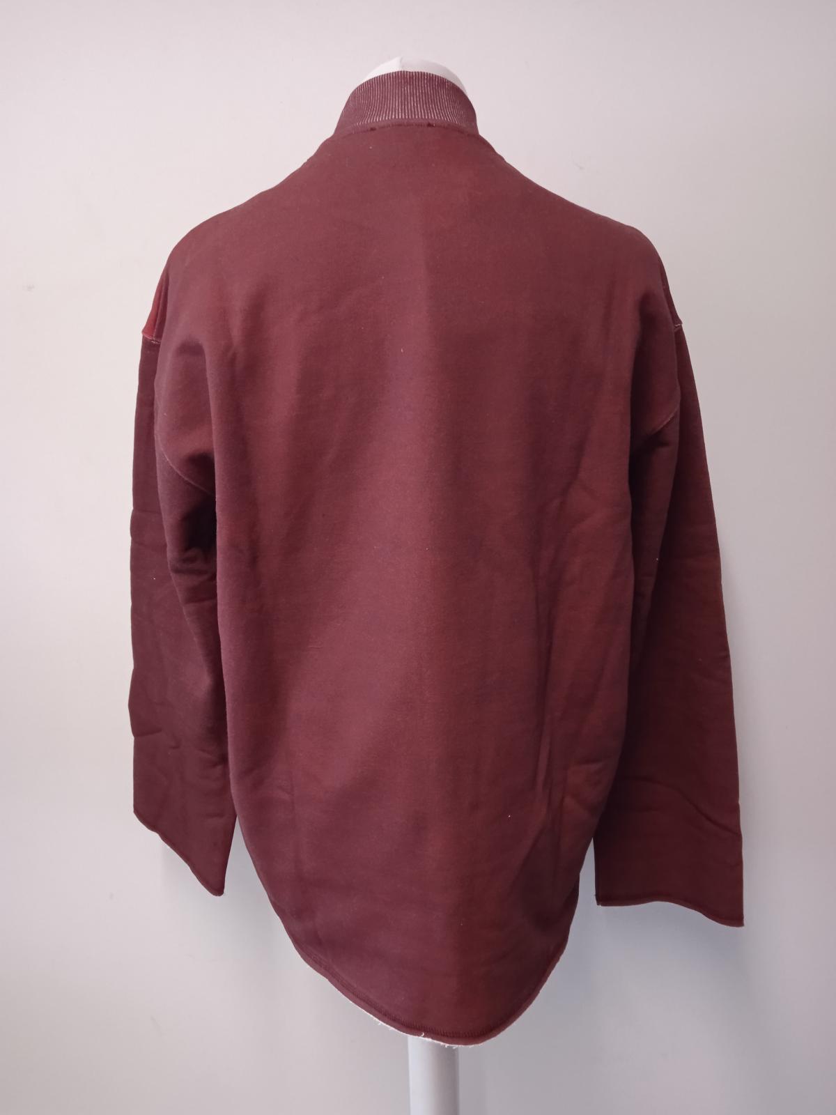 KENZO Men's Burgundy Red Cotton Blend Tiger Print Crew Neck Jumper Size M NEW