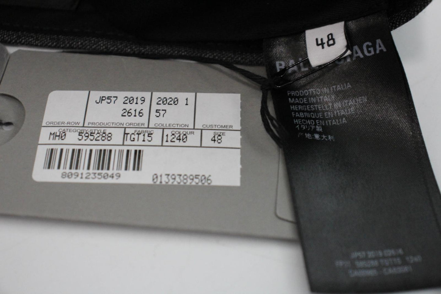 BALENCIAGA Men's Grey Wool Zip Fly Straight Leg Trousers IT48 W32 L27 NEW