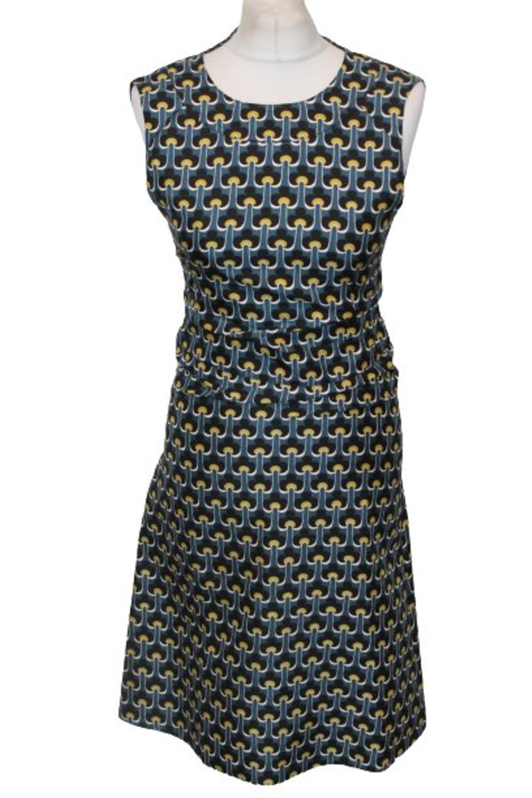MARNI Ladies Multicoloured Cotton Sleeveless Midi Sheath Dress EU36 UK8 NEW