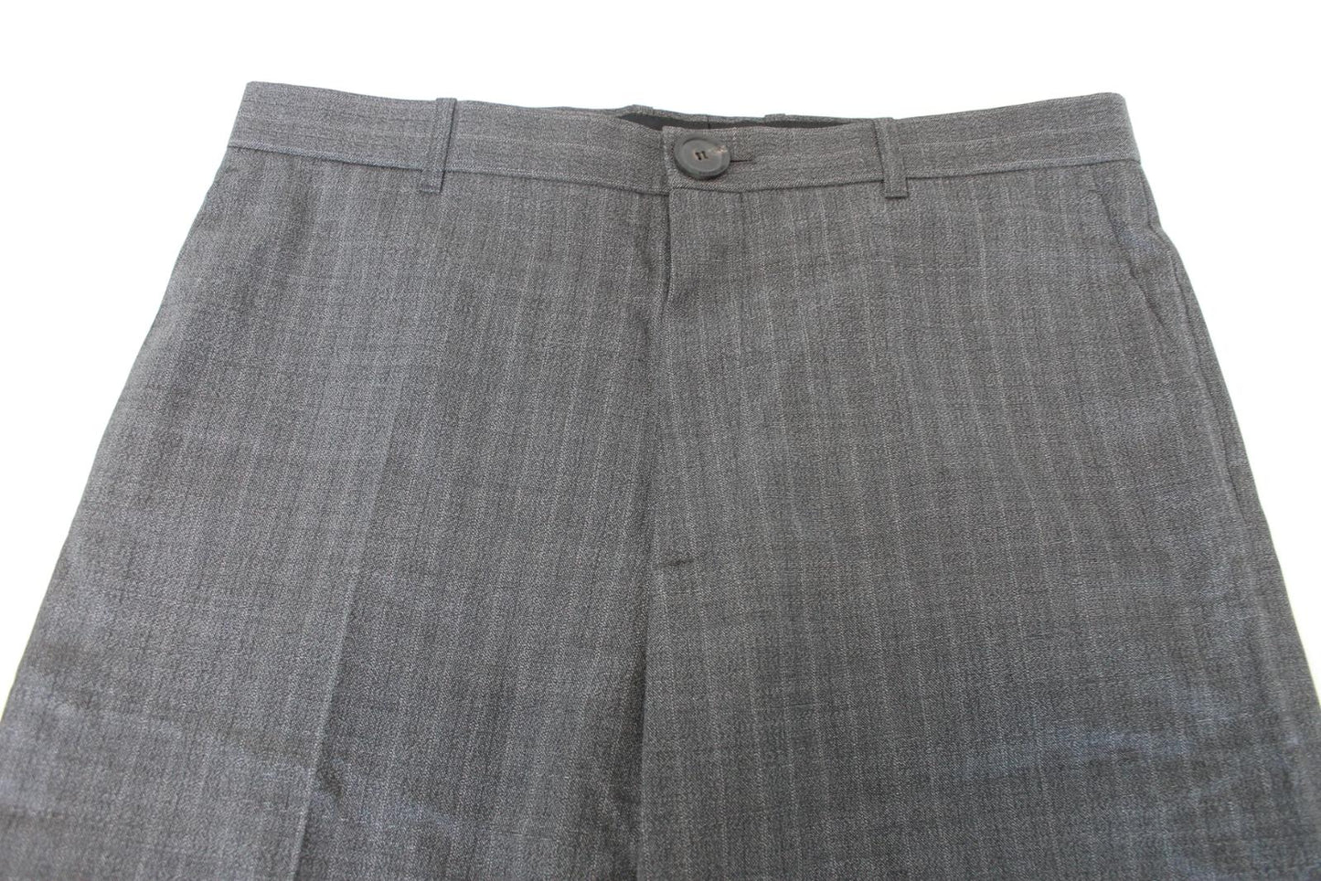BALENCIAGA Menâs Grey Wool Chino Dress Trousers Size L BNWT
