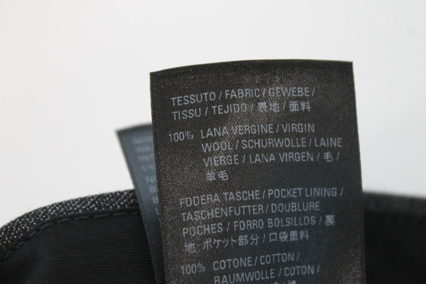 BALENCIAGA Menâs Grey Wool Chino Dress Trousers Size L BNWT