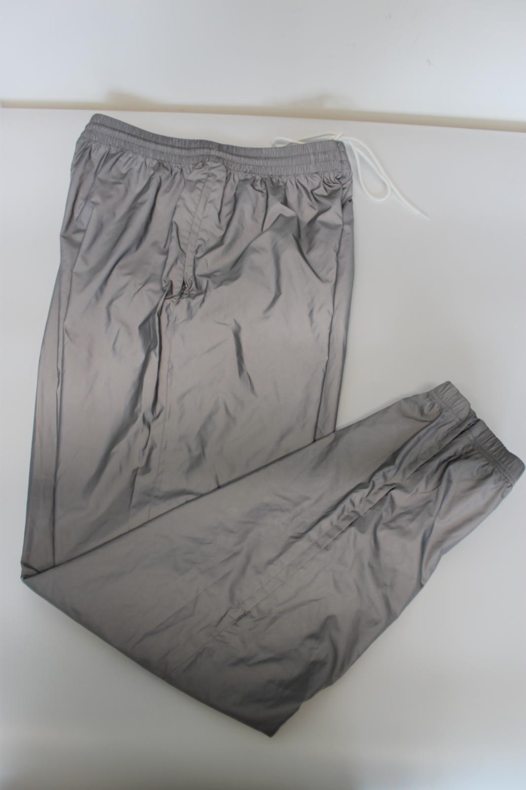 BALENCIAGA Menâs Silver Drawstring Jogger Trousers Size S BNWT