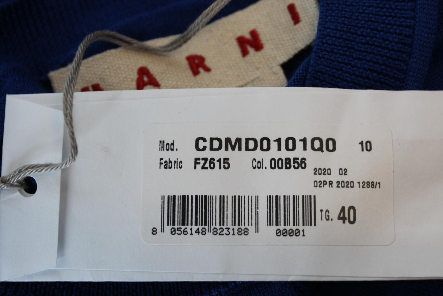 MARNI Ladies Royal Blue Wool Silk Cashmere Blend Button Cardigan IT40 UK8 NEW