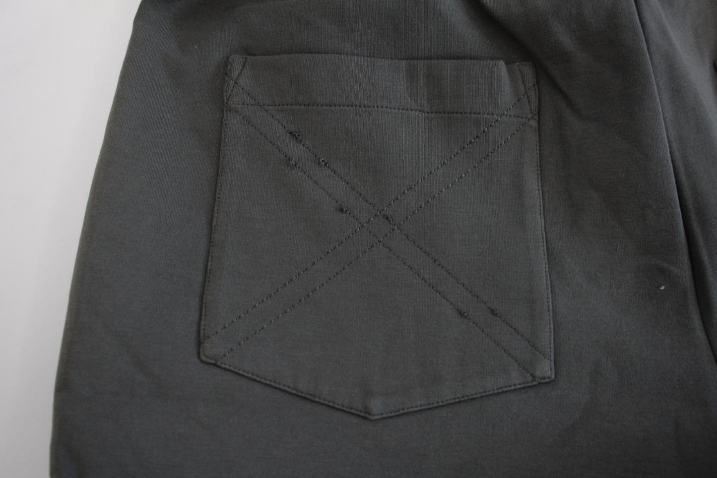 KENZO Men's Grey Cotton Blend Drawstring Waist Zip Fly Shorts Size M NEW