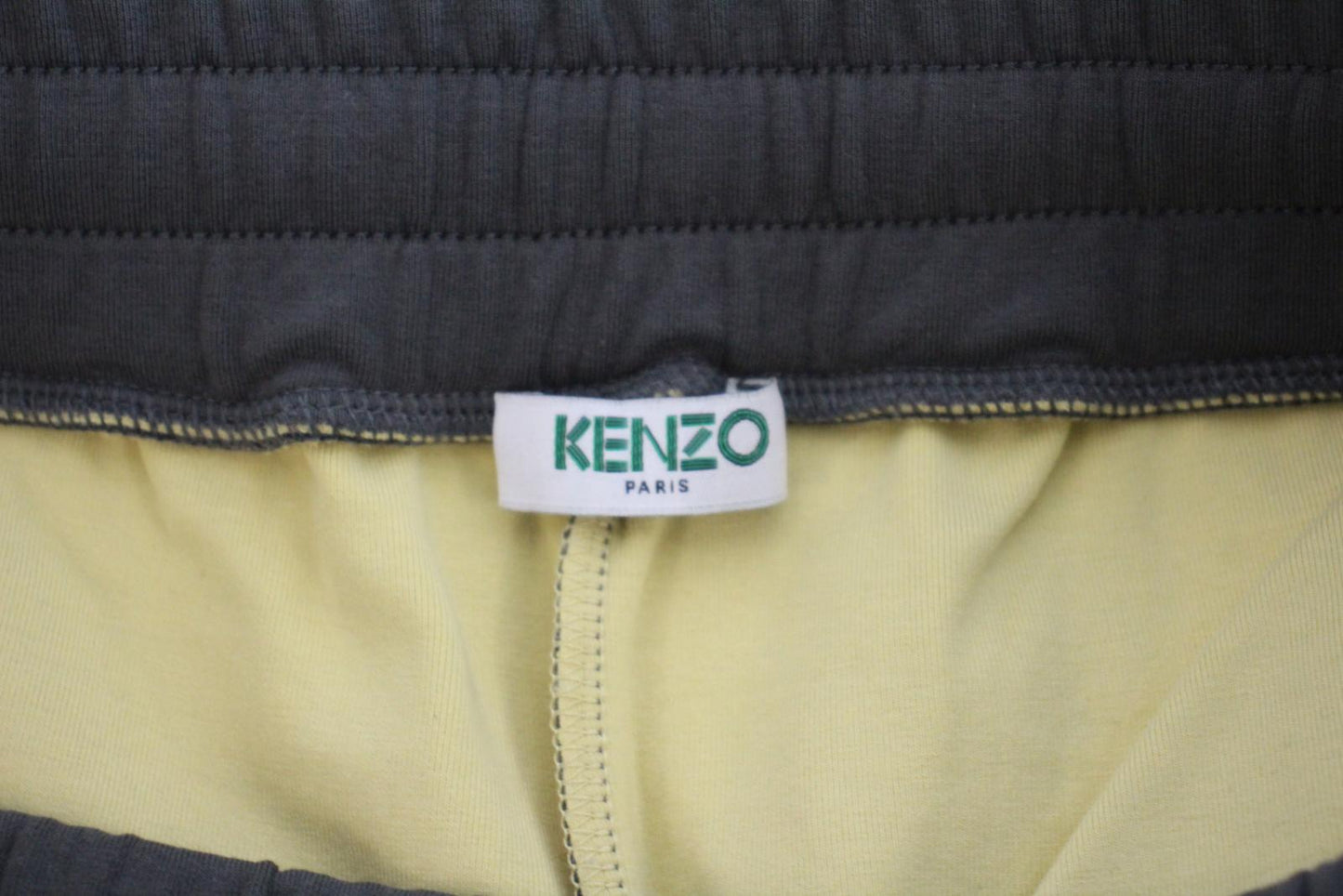 KENZO Men's Grey Cotton Blend Drawstring Waist Zip Fly Shorts Size M NEW