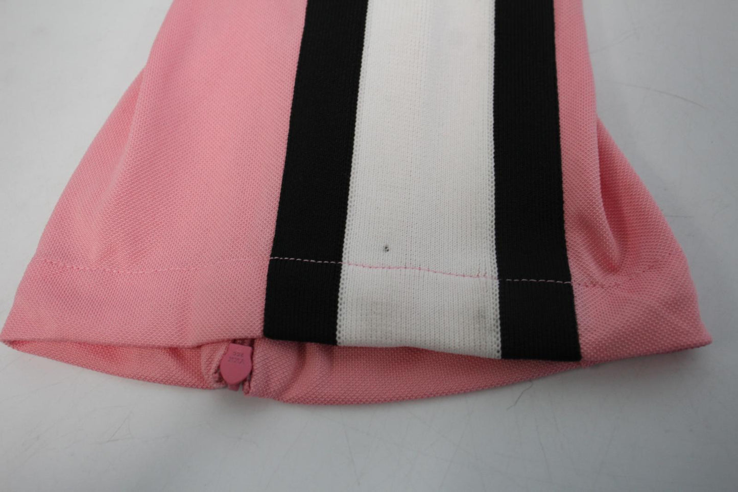 GANNI Ladies Pink Black & White Striped Leg Track Pants Size 36 UK10 NEW