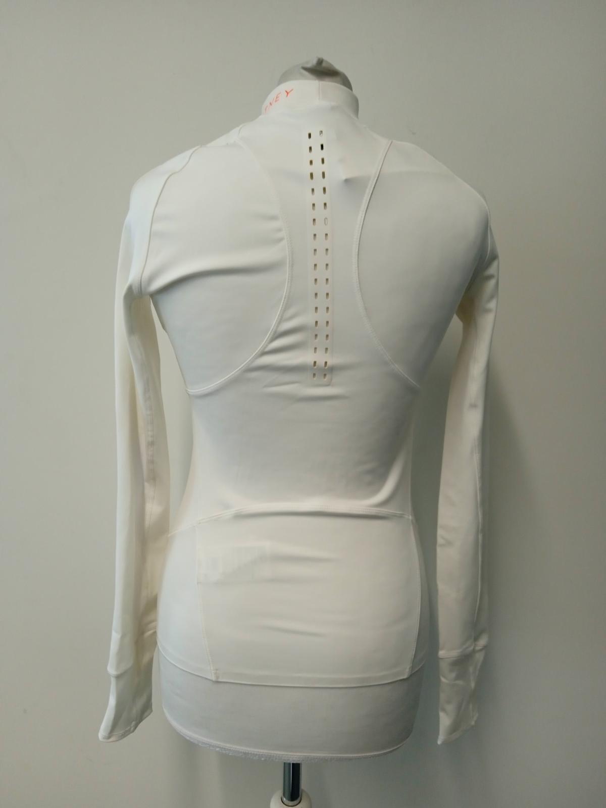 STELLA MCCARTNEY Ladies White Long Sleeve Round Neck T-Shirt Size UK S NEW