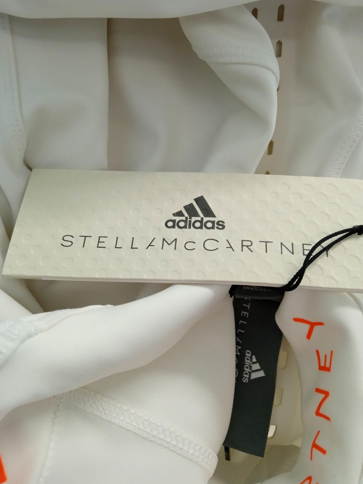 STELLA MCCARTNEY Ladies White Long Sleeve Round Neck T-Shirt Size UK S NEW