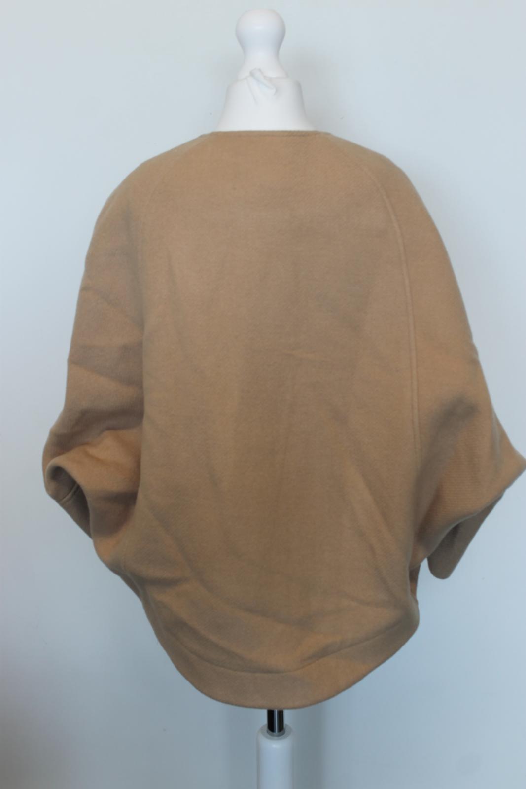 CHLOE Ladies Pearl Beige Cappa Short Cape Buttoned Jacket EU36 UK8 BNWT