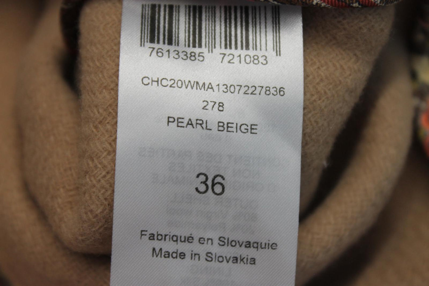 CHLOE Ladies Pearl Beige Cappa Short Cape Buttoned Jacket EU36 UK8 BNWT