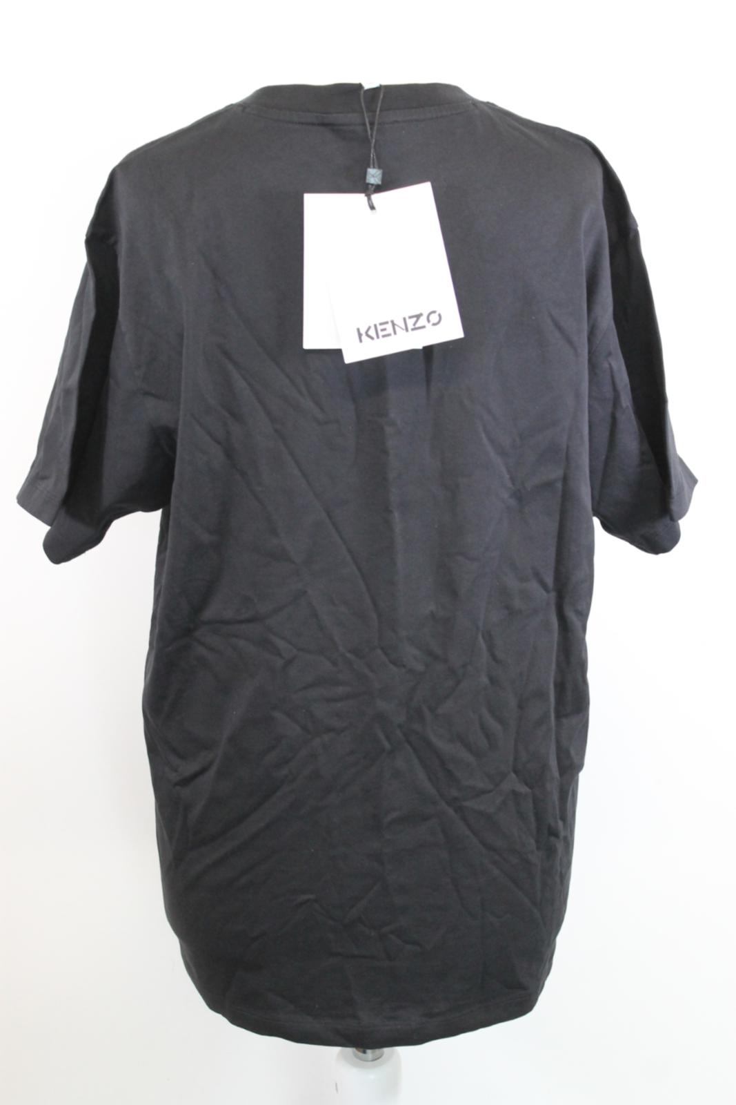 KENZO Ladies Black Cotton Short Sleeve Gradient Tiger Classic T-Shirt M BNWT