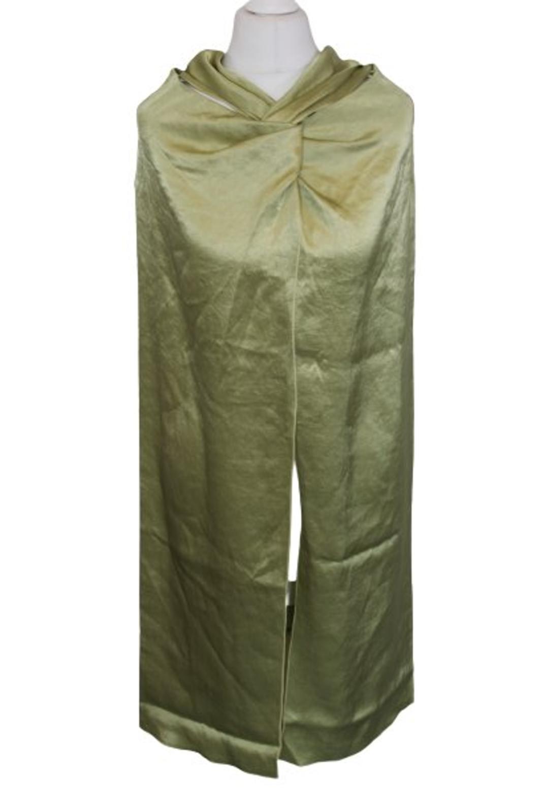 NANUSHKA Ladies Lime Green Satin Sarong Skirt Dress Size XS BNWT
