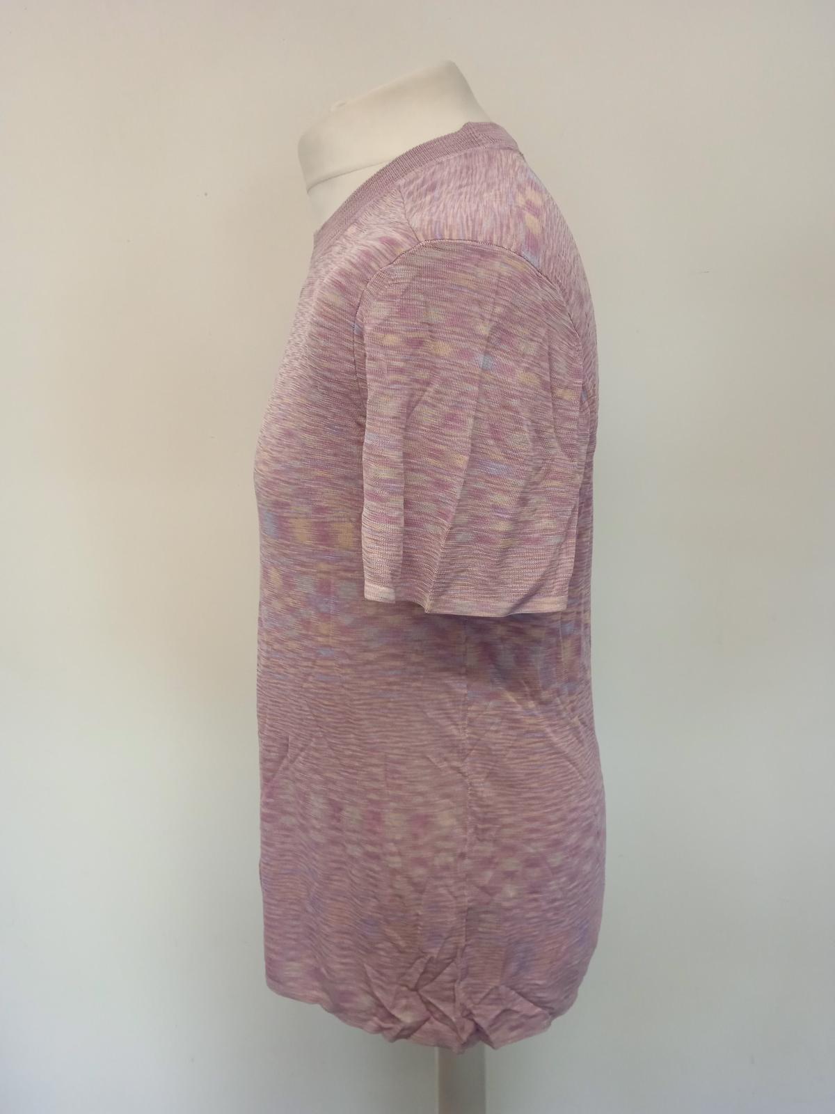 ISABEL MARANT Men's Purple Short Sleeve Pullover Achille Jumper Size L NEW