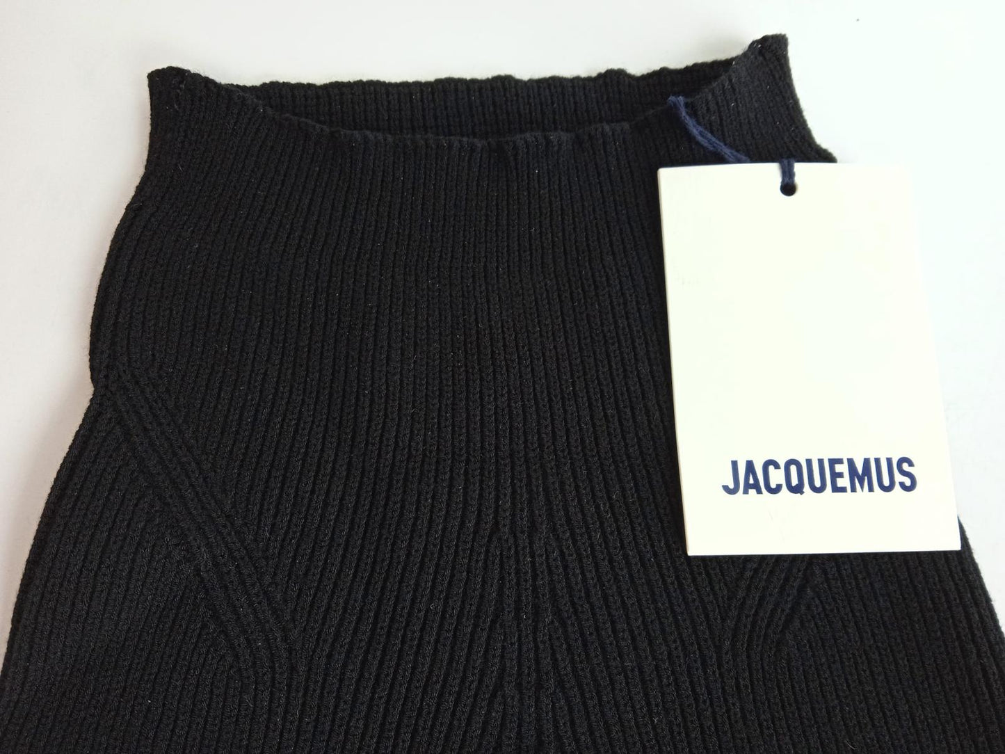 JACQUEMUS Ladies Black Knitted Le Legging Arancia Cycling Shorts FR34 UK6 NEW