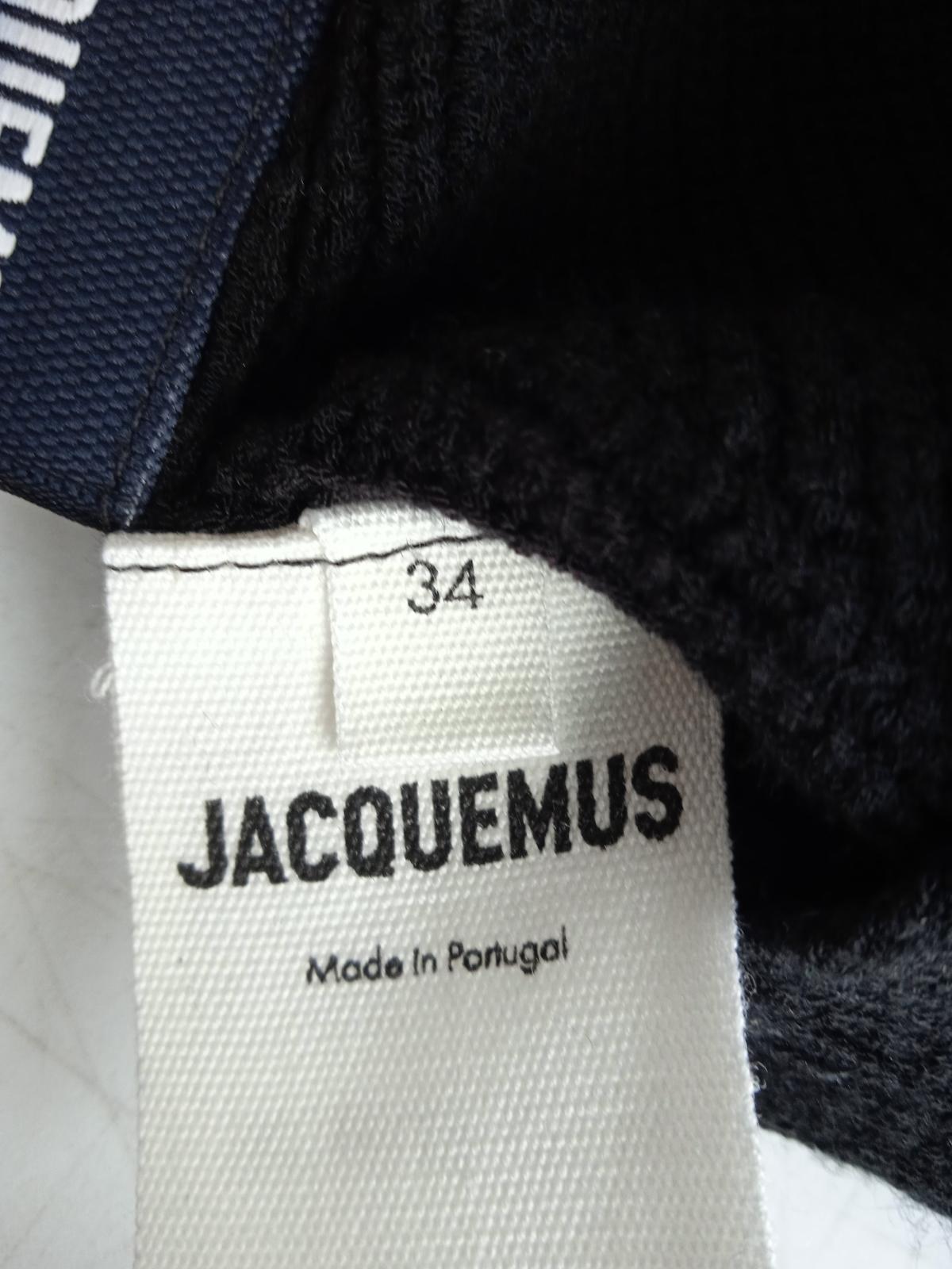 JACQUEMUS Ladies Black Knitted Le Legging Arancia Cycling Shorts FR34 UK6 NEW
