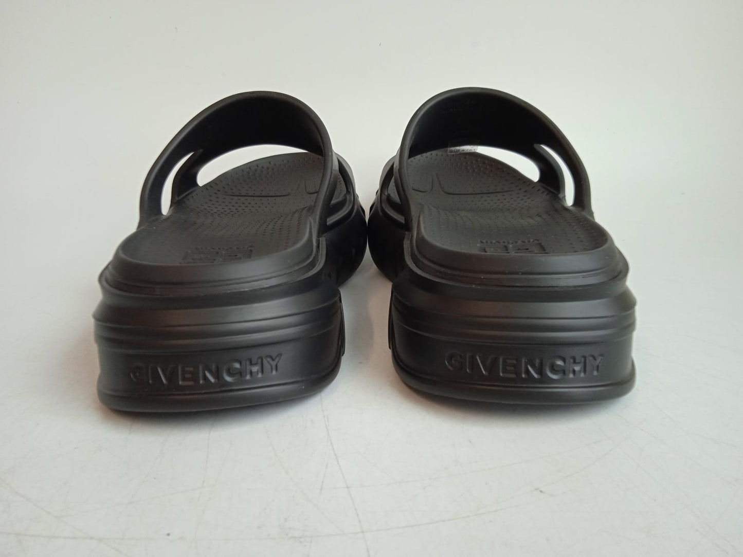 GIVENCHY Ladies Black Open-Toe Slip-On Marshmallow Sandals Size IT35 UK2 NEW