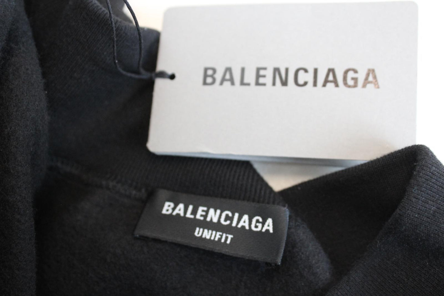BALENCIAGA Ladies Black Drawstring Stud Button Wrap Poncho Scarf Size S BNWT