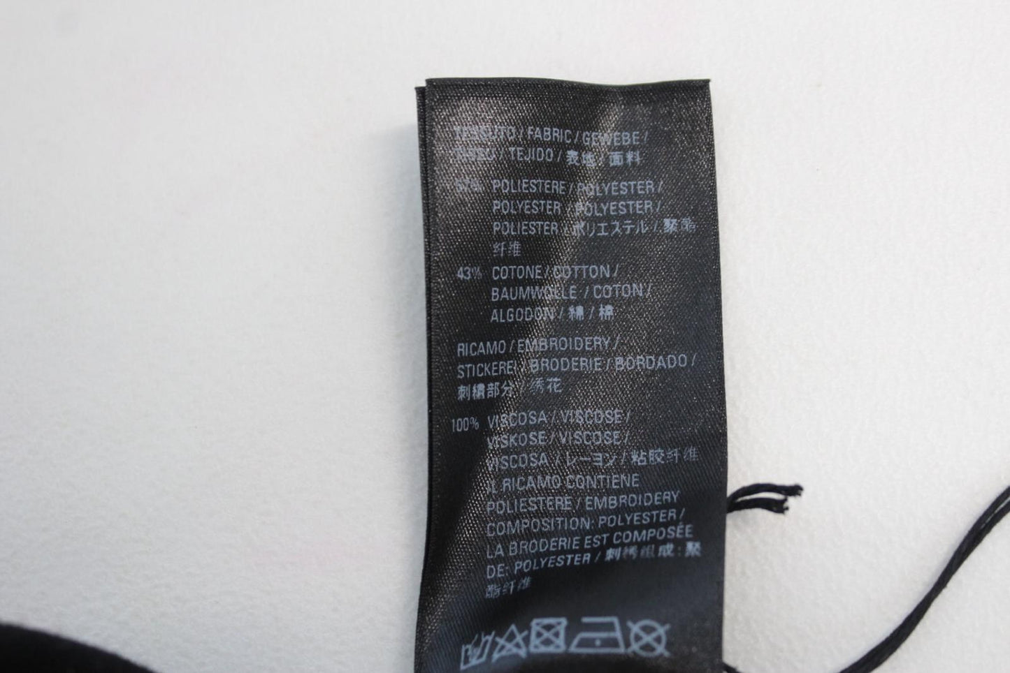 BALENCIAGA Ladies Black Drawstring Stud Button Wrap Poncho Scarf Size S BNWT