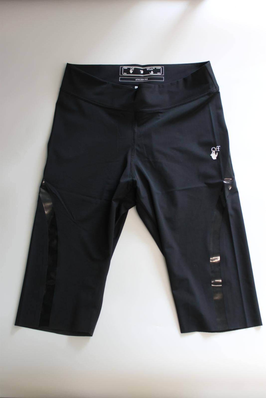 OFF-WHITE Men's Black Athleisure Cycling Shorts Size M BNWT