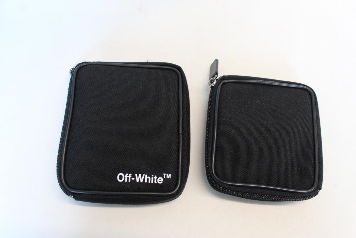 OFF-WHITE Men's Black Yellow Cordura Logo Print Crossbody Hip Belt Bag OS NEW