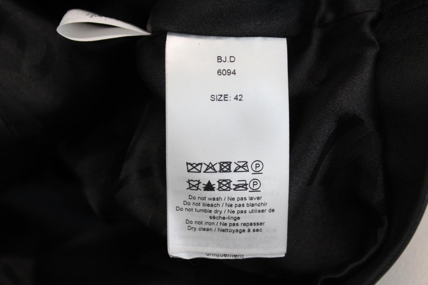 GANNI Ladies F5581 Black Single Button Cropped Leather Jacket EU42 UK14 NEW