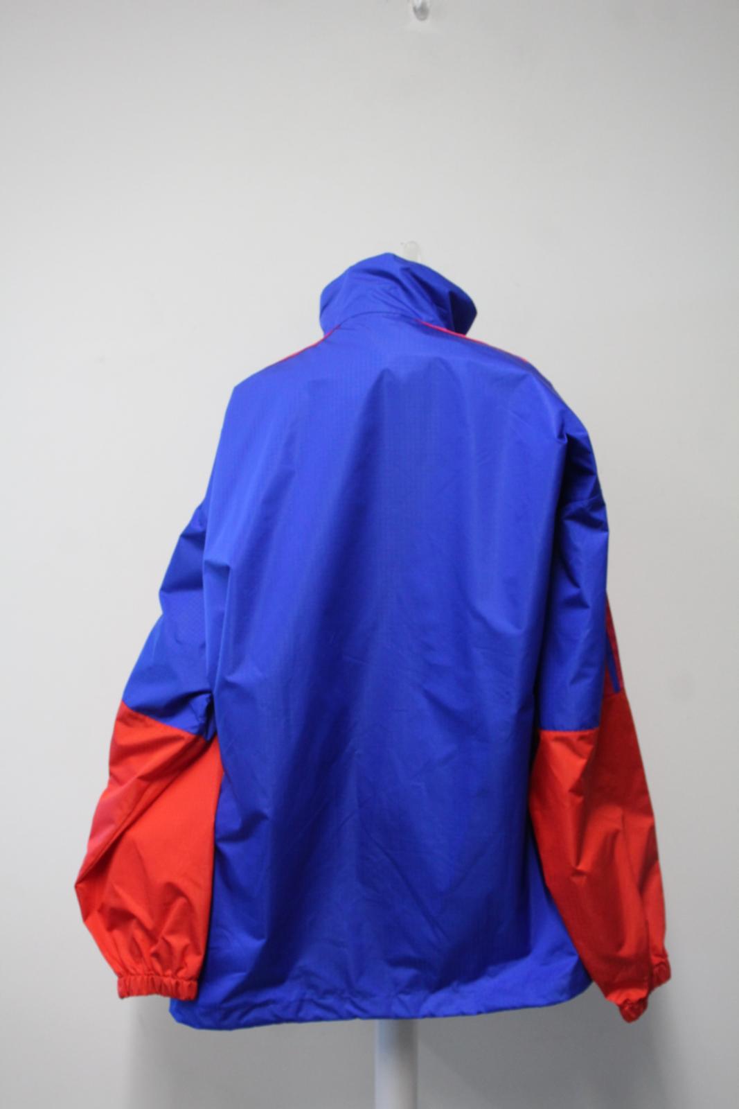 BALENCIAGA Ladies Multicoloured Oversized Colour-Block Shell Jacket M NEW