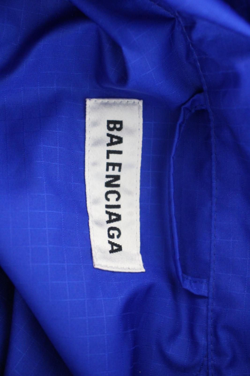 BALENCIAGA Ladies Multicoloured Oversized Colour-Block Shell Jacket M NEW