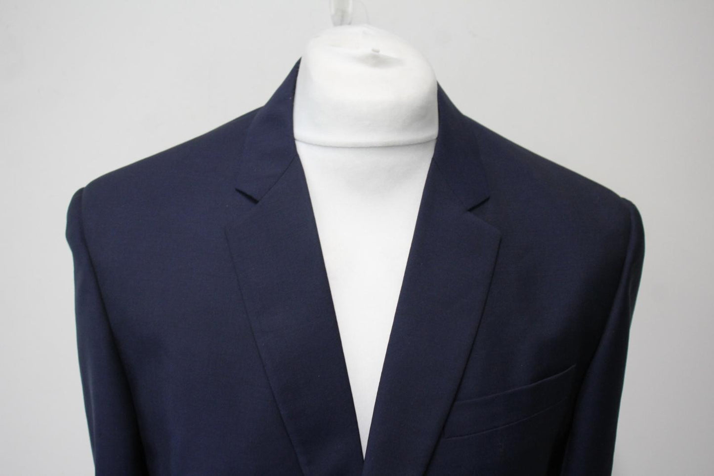 PRADA Men's Navy Blue Wool Mohair Blend Single Breasted Blazer IT52 UK42 NEW