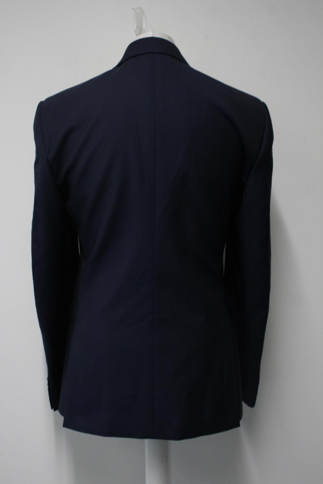 PRADA Men's Navy Blue Wool Mohair Blend Single Breasted Blazer IT52 UK42 NEW