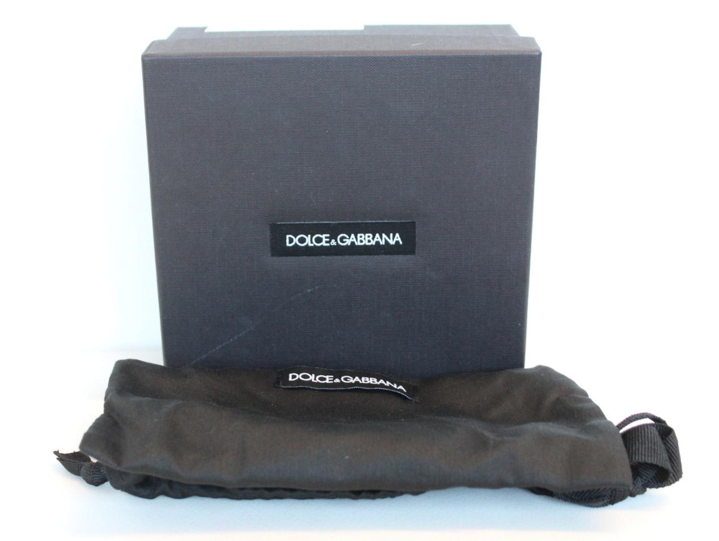 DOLCE & GABBANA Men's BC4591 AV480 Black Leather Buckle Belt 85cm 34" NEW