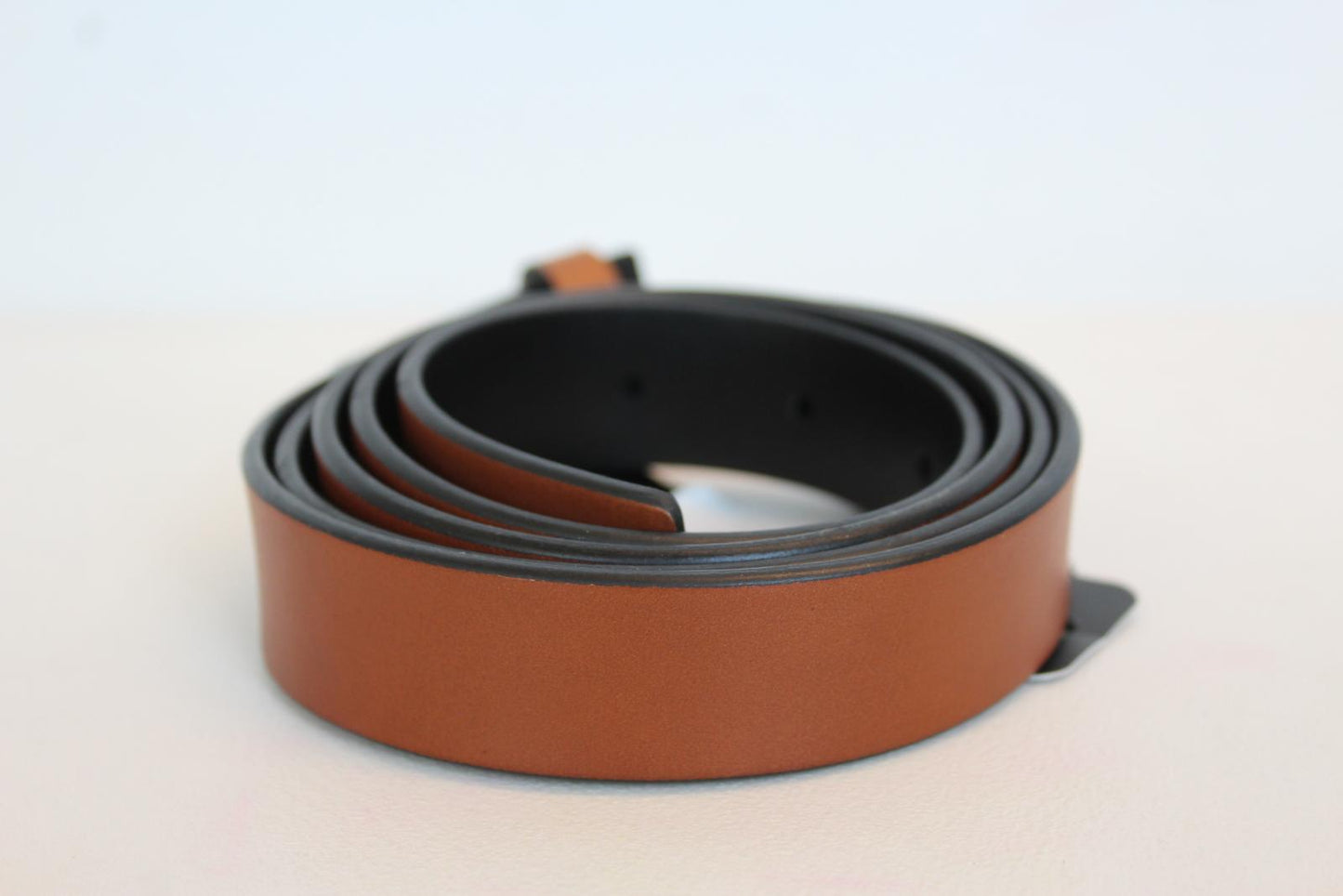 DOLCE & GABBANA Men's BC4591 A0278 Brown Leather Buckle Belt 105cm 42" NEW