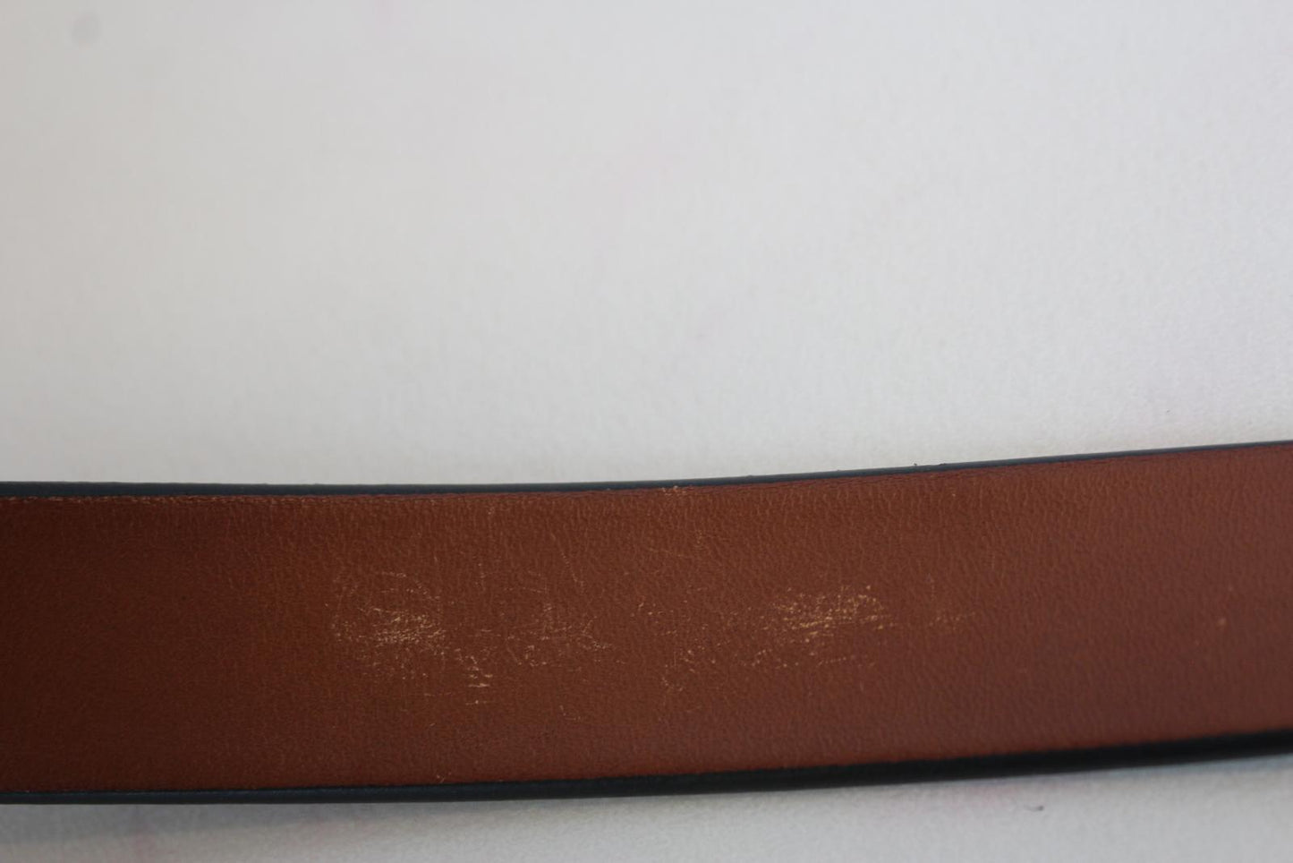 DOLCE & GABBANA Men's BC4591 A0278 Brown Leather Buckle Belt 105cm 42" NEW