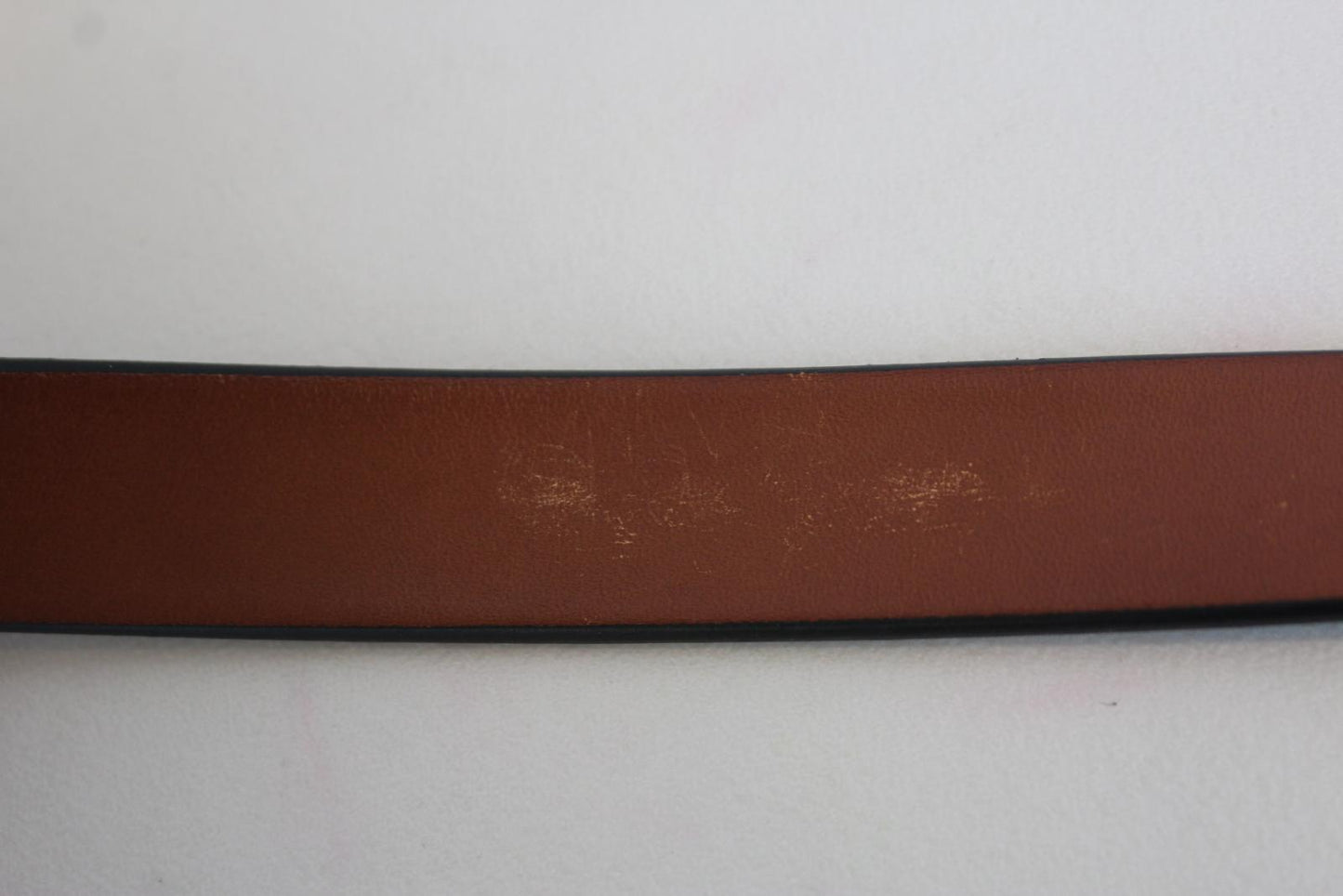 DOLCE & GABBANA Men's BC4591 A0278 Brown Leather Buckle Belt 105cm 42" NEW