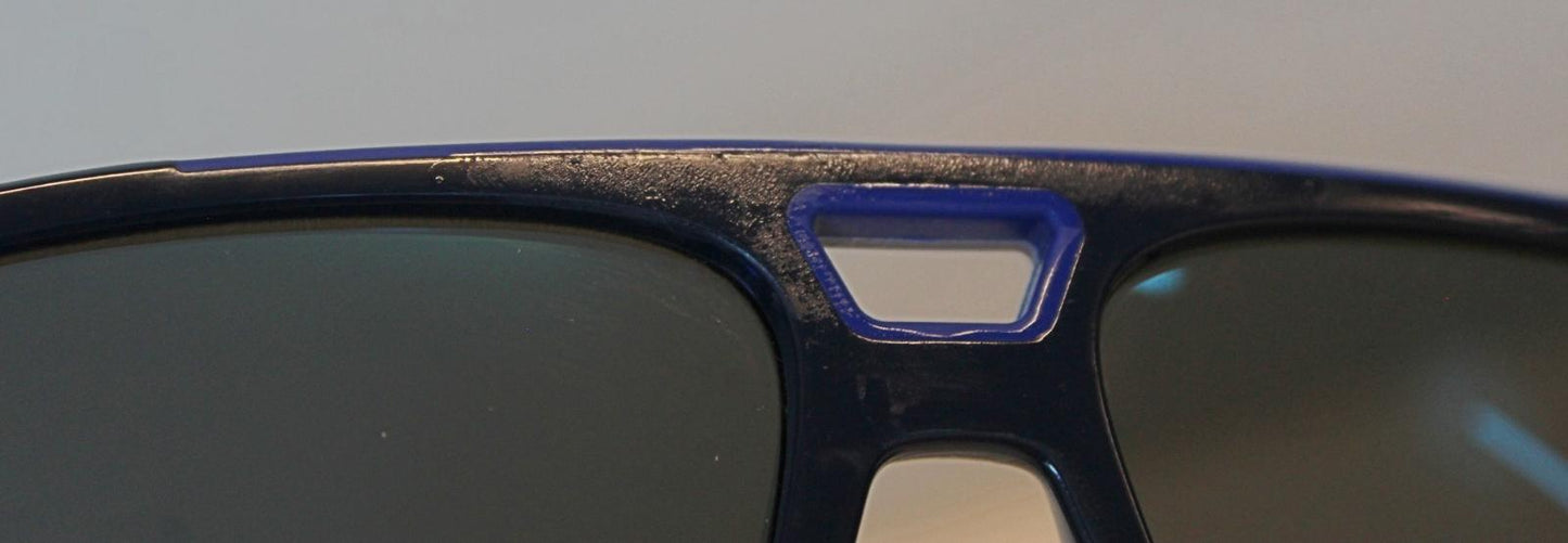 DOLCE & GABBANA Men's 6179 3294/25 Blue Frame Grey Lens Sunglasses 58-16-145 NEW