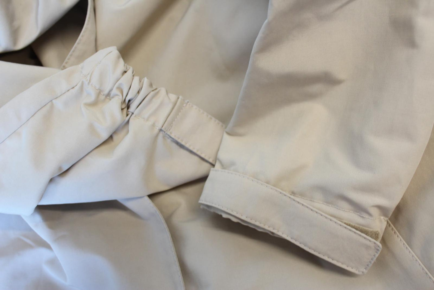 PRADA Ladies Neutral Beige Single-Breasted Hooded Oversized Coat IT42 UK10 NEW