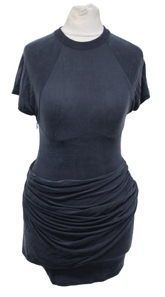 JACQUEMUS Ladies La robe Espelho Court Navy Blue Cut-Out Mini Dress XS NEW