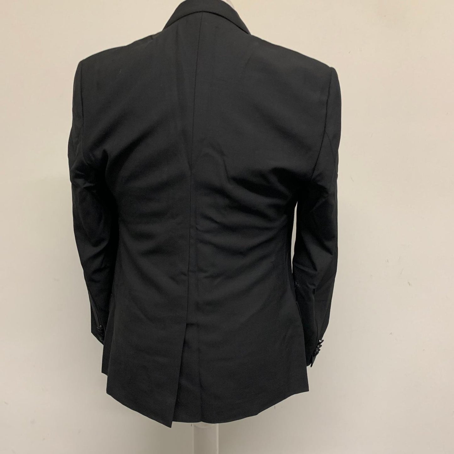 DOLCE & GABBANA Black Men's 3 Piece Martini Tailored 3 Piece Suit 52/ UK 42 NEW